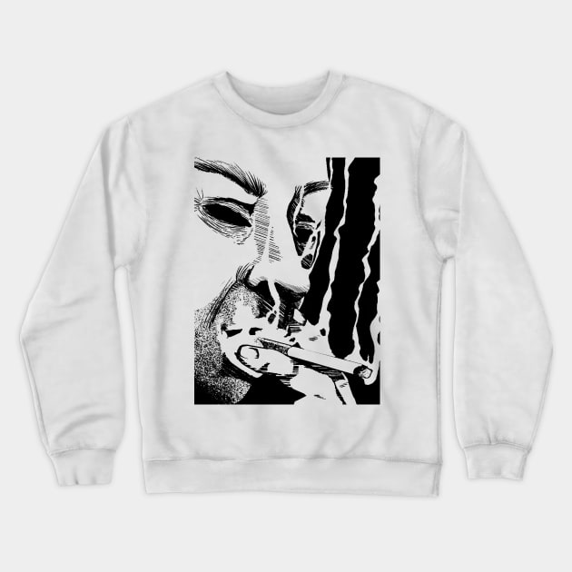 Exhausted Crewneck Sweatshirt by kziegy